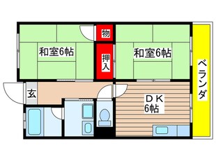 緑ハイツの物件間取画像